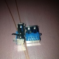 USB 3.0AF90度插板