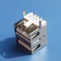 USB双层短体90度